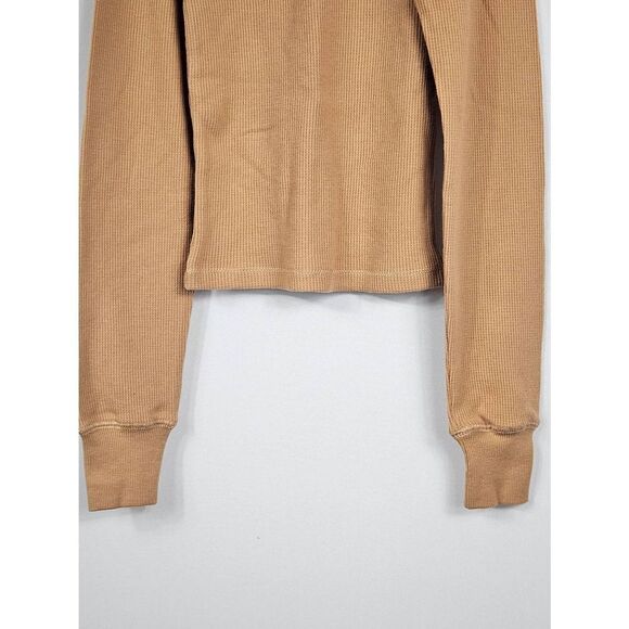 Skims waffle knit long sleeved tee Nwt - Picture 3 of 8